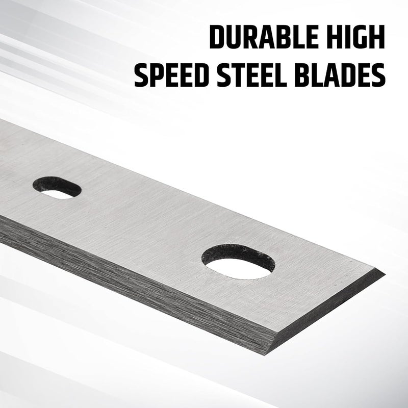WOODSTARTER 3pcs 12-1/2 Inch Planer Blades for Dewalt DW734 Planer, HSS Dual Cutting Edges Replacement for DW7342 Planer Knives - Image 4